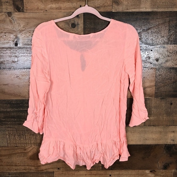LC Lauren Conrad pink‎ top - Picture 5 of 7